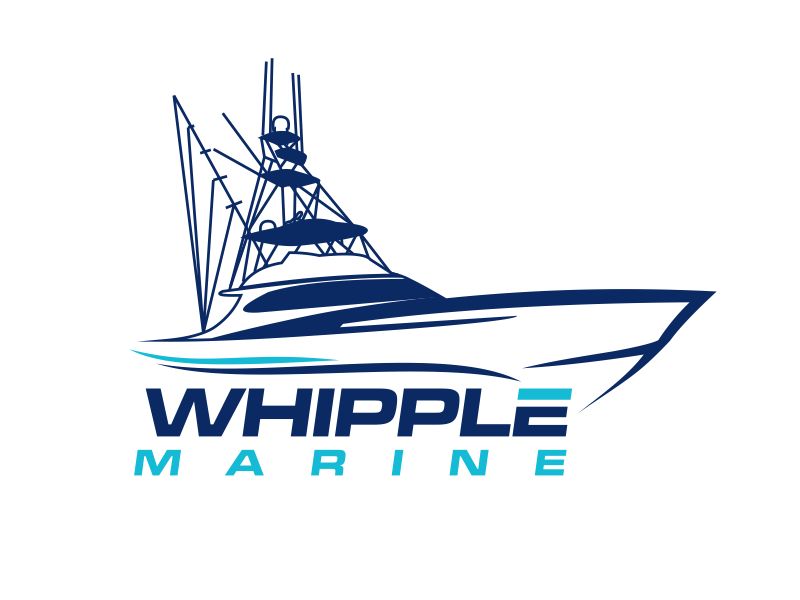 Whipple Marine logo design by GassPoll