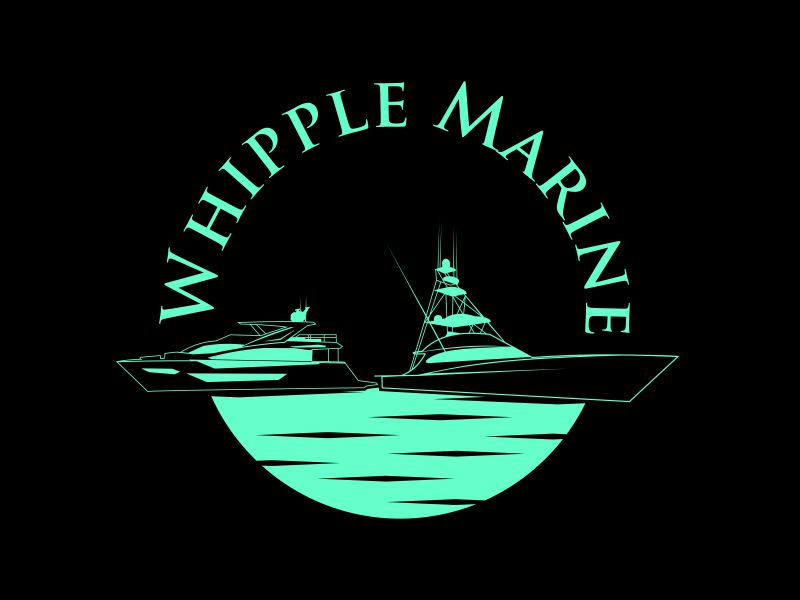 Whipple Marine logo design by beejo