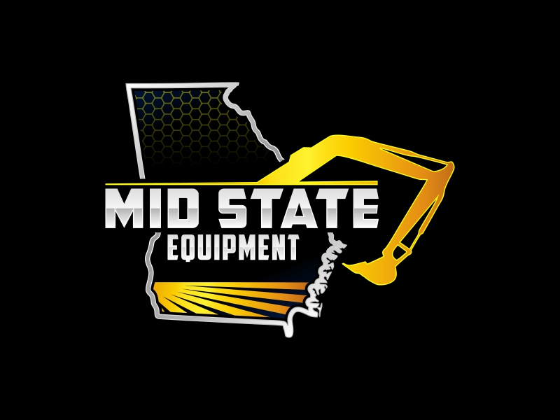 Mid State Equipment logo design by rizuki