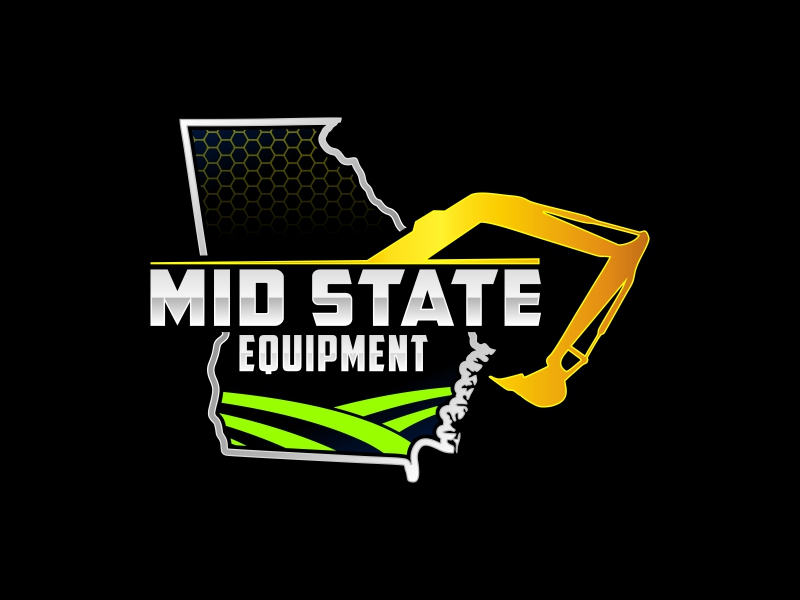 Mid State Equipment logo design by rizuki