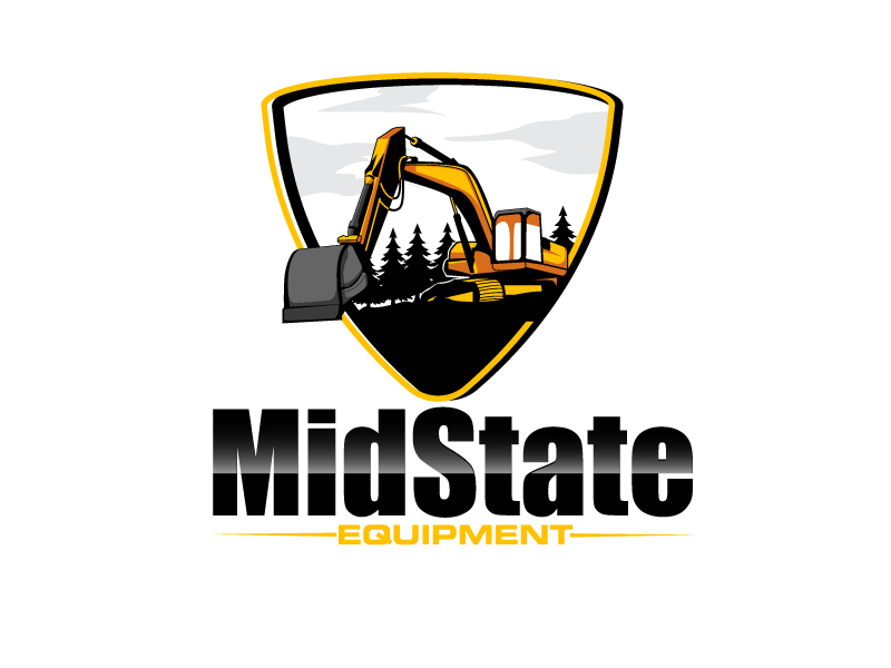 Mid State Equipment logo design by ElonStark