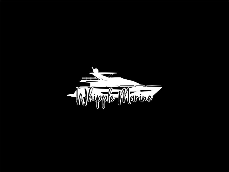 Whipple Marine logo design by rdbentar