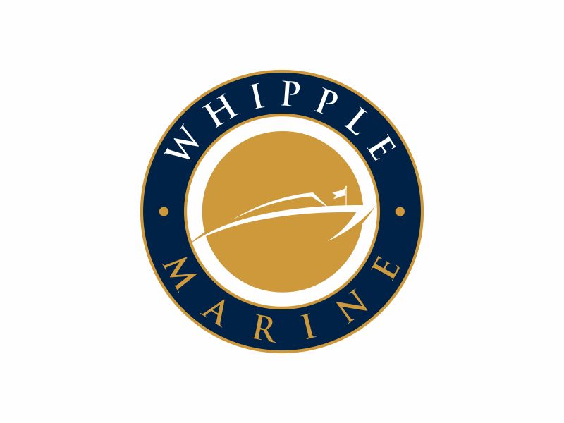 Whipple Marine logo design by DiDdzin