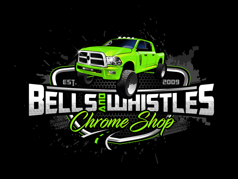 Bells and Whistles Chrome Shop logo design by sanworks