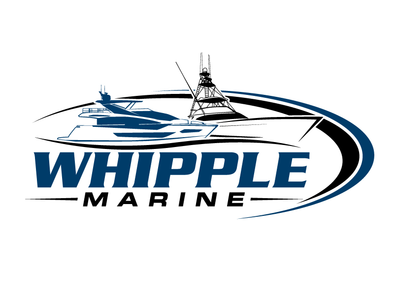 Whipple Marine logo design by jaize