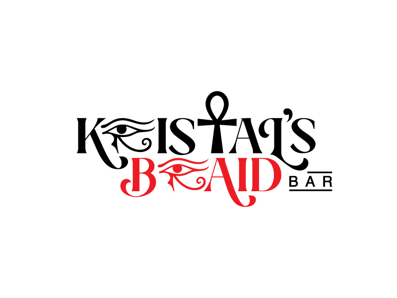 Kristal’s Braid Bar logo design by dgawand