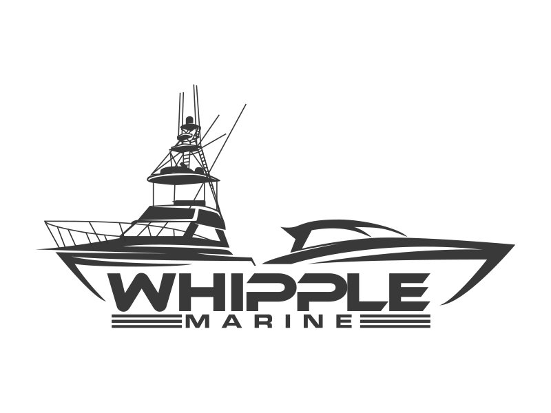 Whipple Marine logo design by MarkindDesign