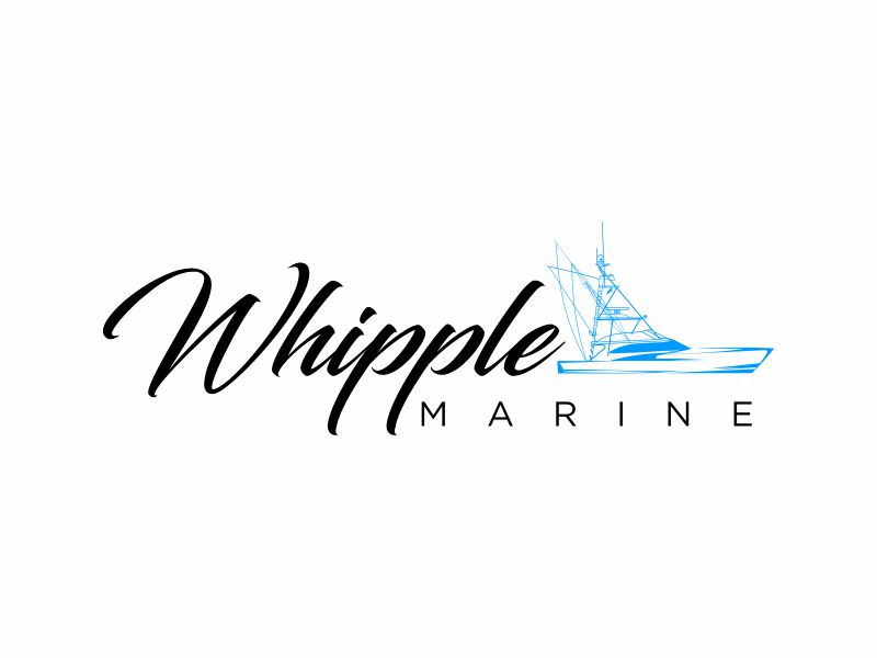 Whipple Marine logo design by zonpipo1