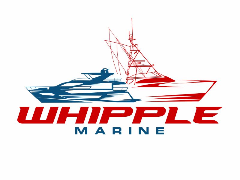 Whipple Marine logo design by zonpipo1