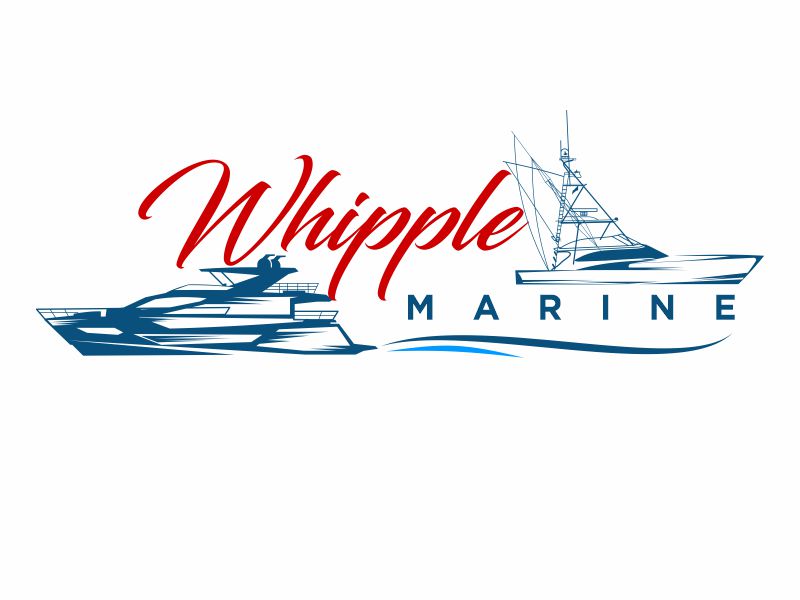 Whipple Marine logo design by zonpipo1