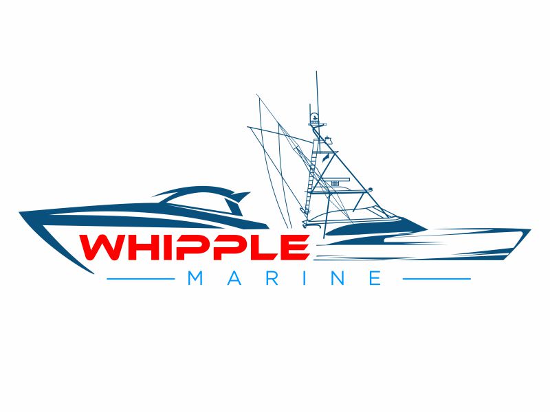 Whipple Marine logo design by zonpipo1