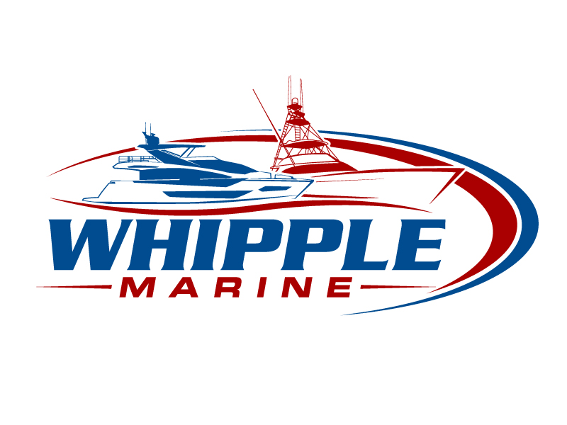 Whipple Marine logo design by jaize