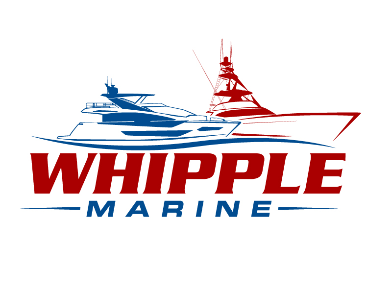 Whipple Marine logo design by jaize