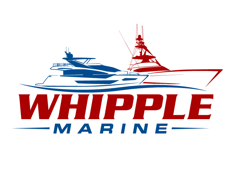 Whipple Marine logo design by jaize