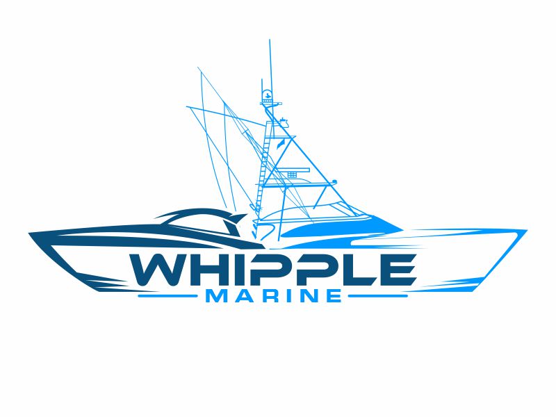 Whipple Marine logo design by zonpipo1