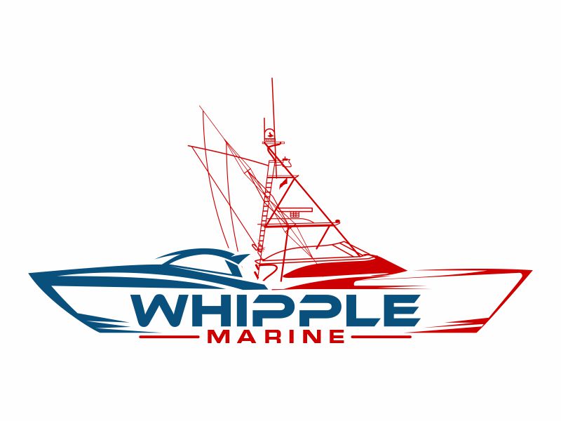 Whipple Marine logo design by zonpipo1