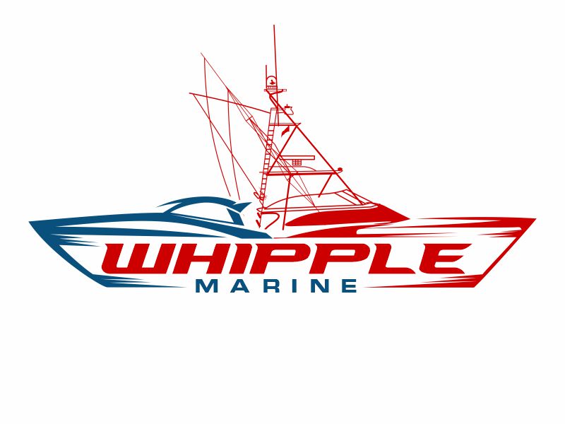 Whipple Marine logo design by zonpipo1