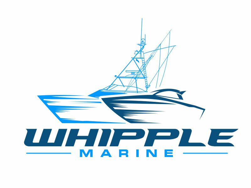 Whipple Marine logo design by zonpipo1