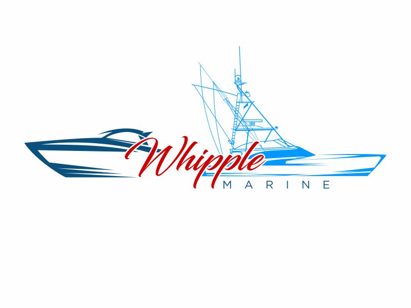 Whipple Marine logo design by zonpipo1
