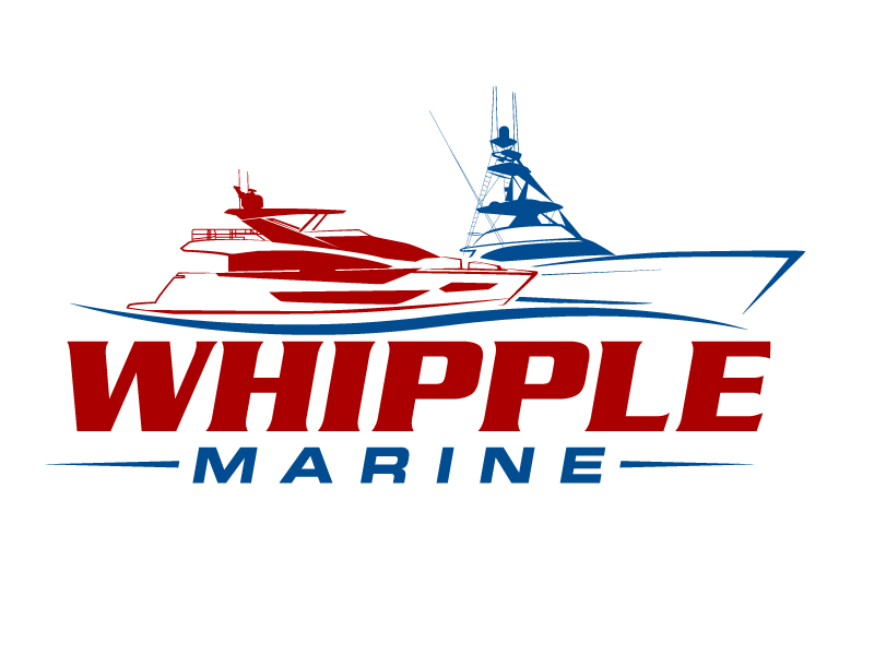 Whipple Marine logo design by jaize