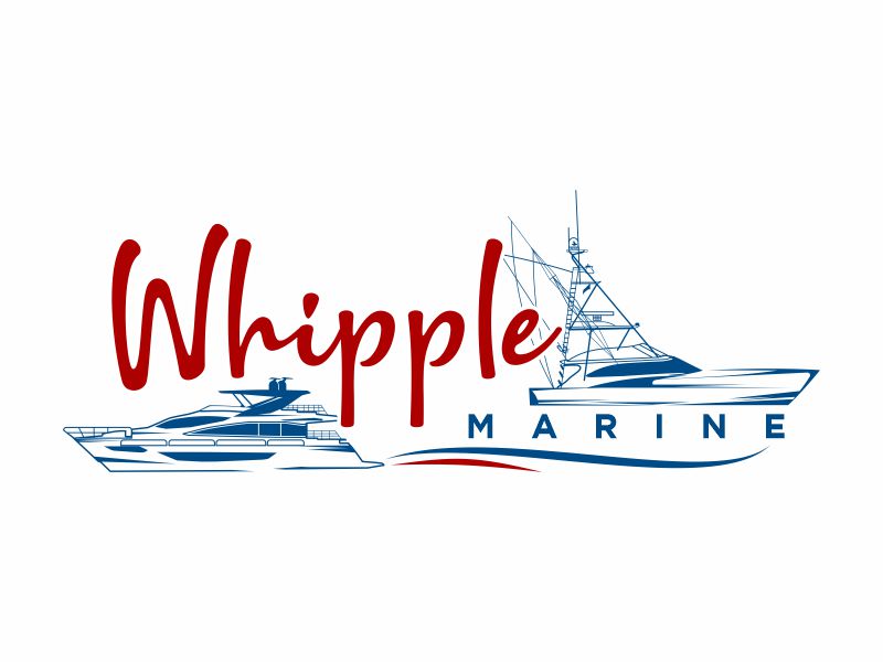 Whipple Marine logo design by zonpipo1