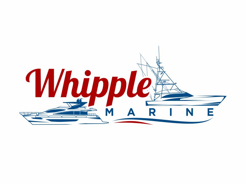 Whipple Marine logo design by zonpipo1