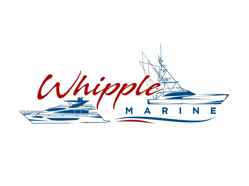 Whipple Marine logo design by zonpipo1