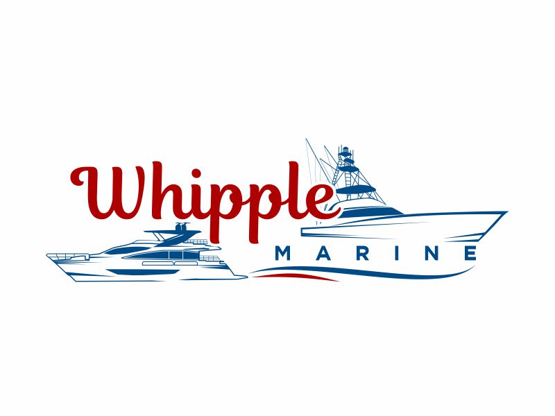 Whipple Marine logo design by zonpipo1