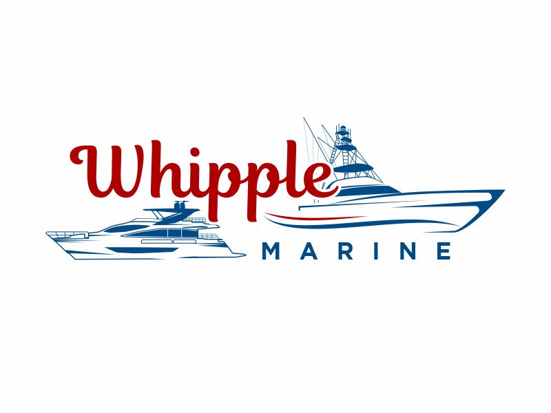 Whipple Marine logo design by zonpipo1