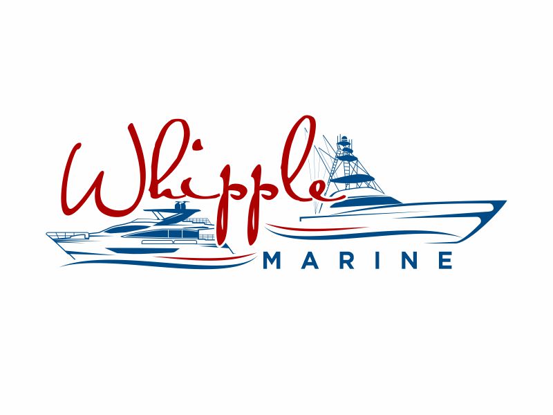 Whipple Marine logo design by zonpipo1