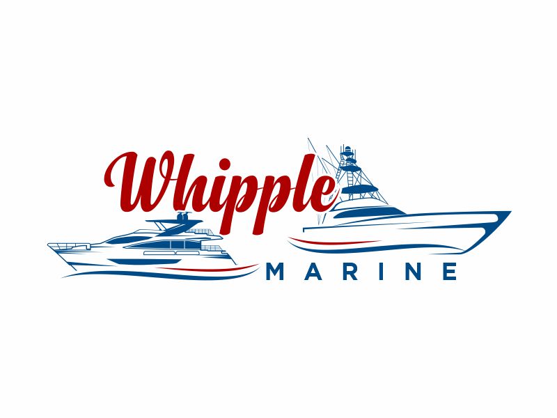 Whipple Marine logo design by zonpipo1