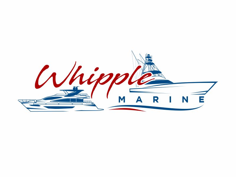 Whipple Marine logo design by zonpipo1