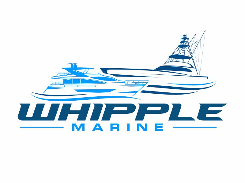 Whipple Marine logo design by zonpipo1