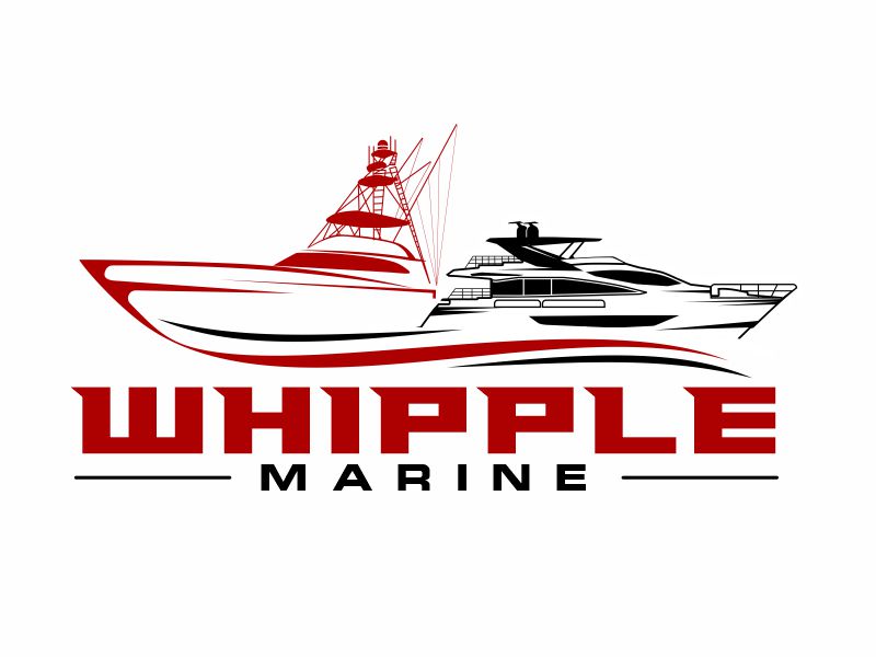 Whipple Marine logo design by zonpipo1