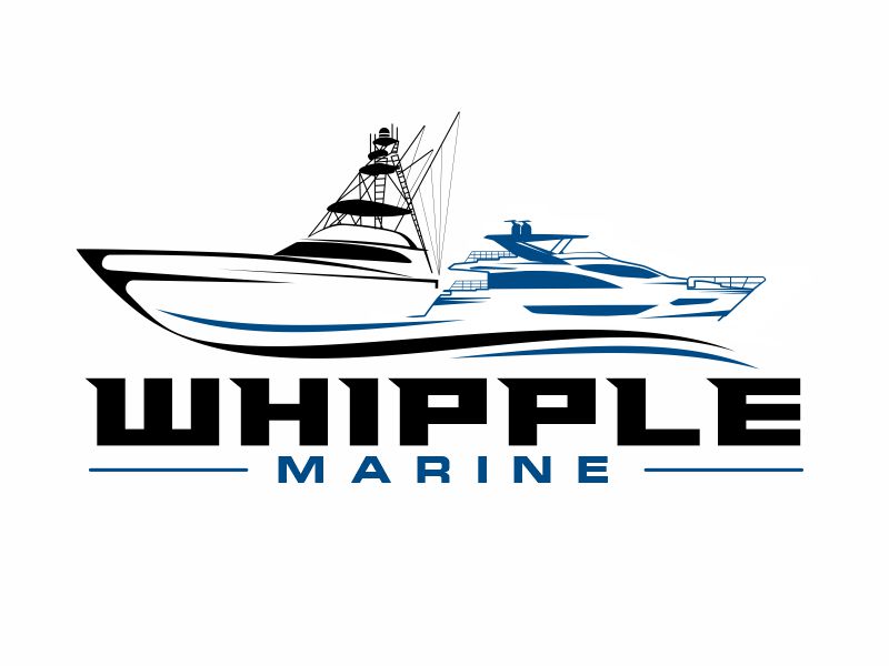 Whipple Marine logo design by zonpipo1