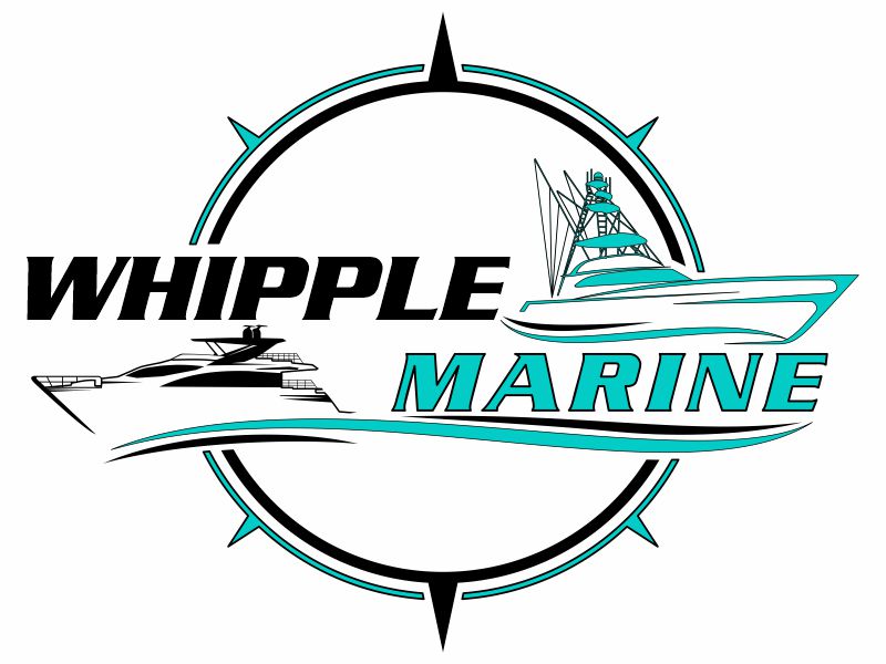 Whipple Marine logo design by zonpipo1