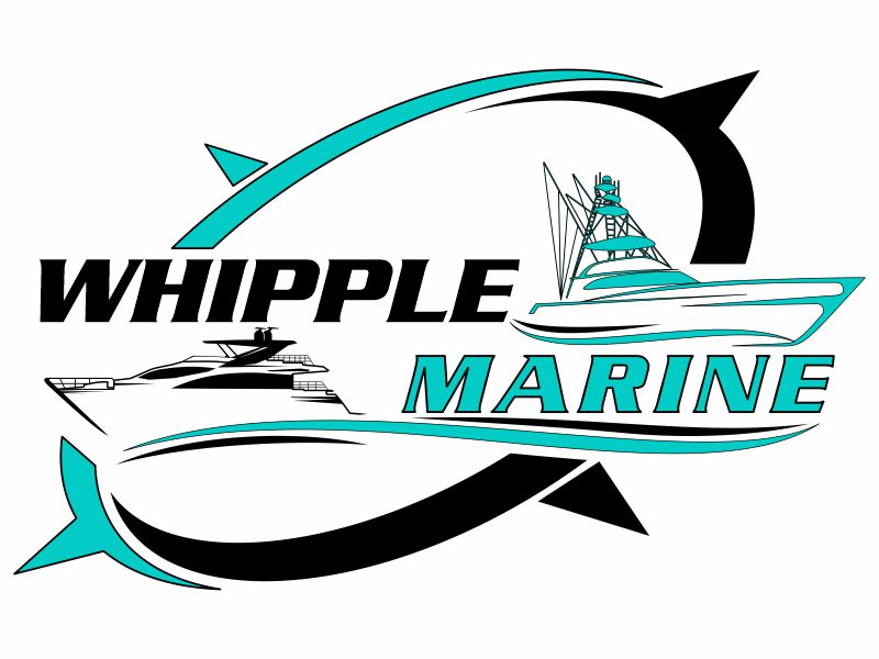 Whipple Marine logo design by zonpipo1