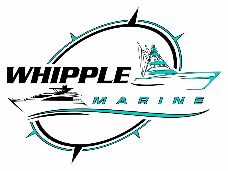 Whipple Marine logo design by zonpipo1