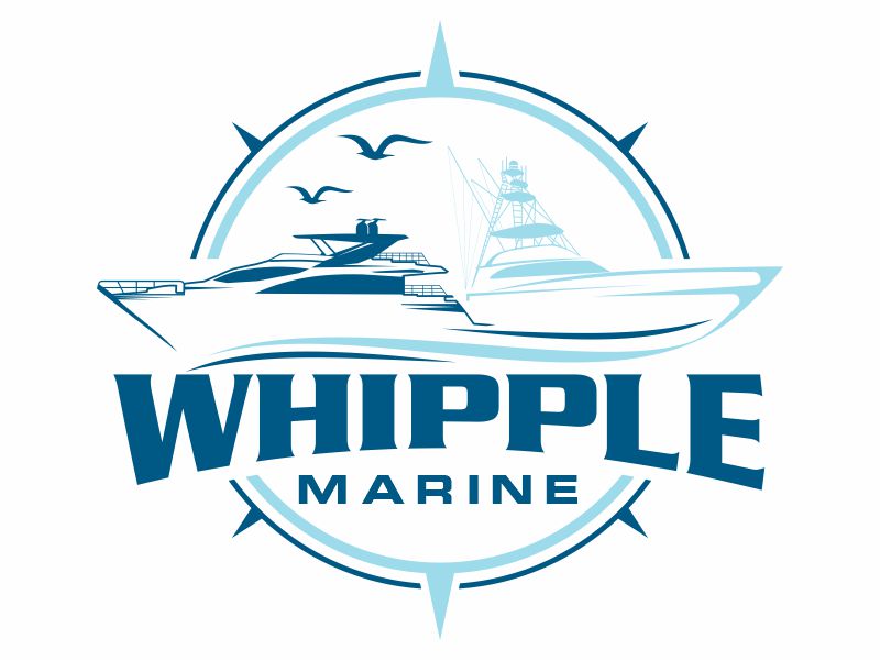 Whipple Marine logo design by zonpipo1