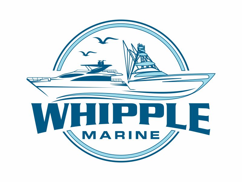 Whipple Marine logo design by zonpipo1