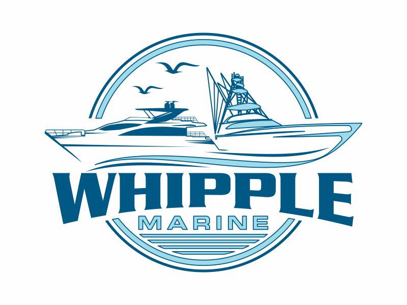 Whipple Marine logo design by zonpipo1
