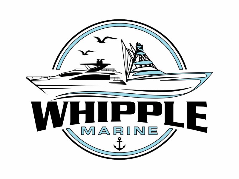 Whipple Marine logo design by zonpipo1