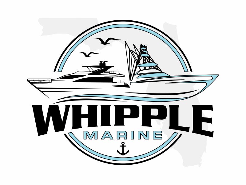 Whipple Marine logo design by zonpipo1