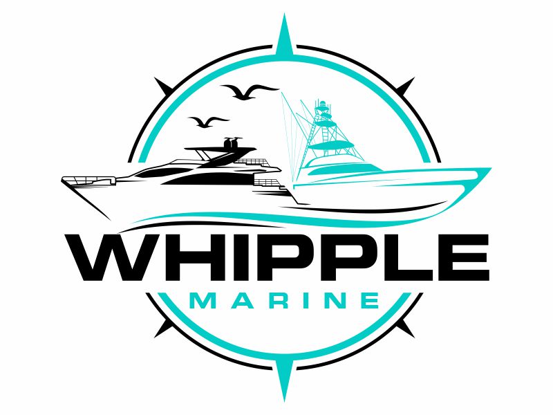 Whipple Marine logo design by zonpipo1