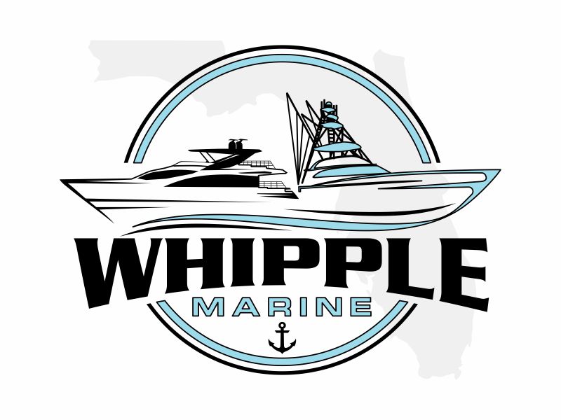 Whipple Marine logo design by zonpipo1