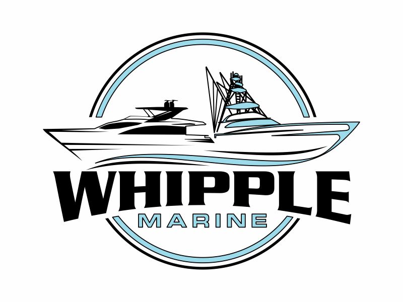 Whipple Marine logo design by zonpipo1