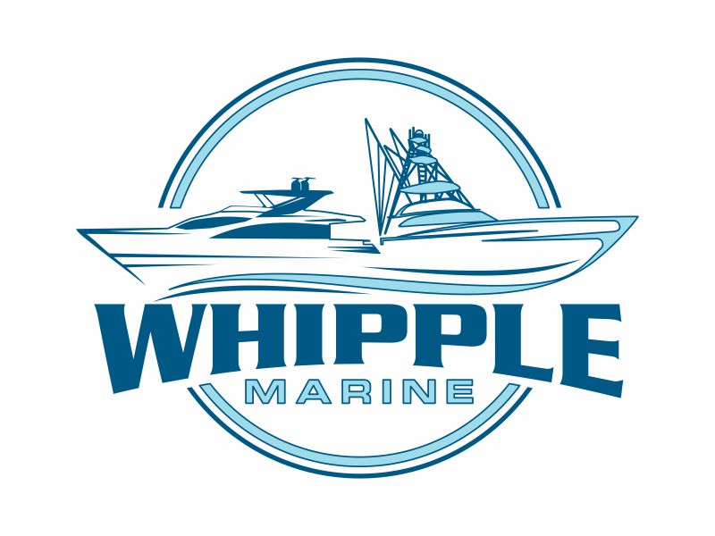 Whipple Marine logo design by zonpipo1