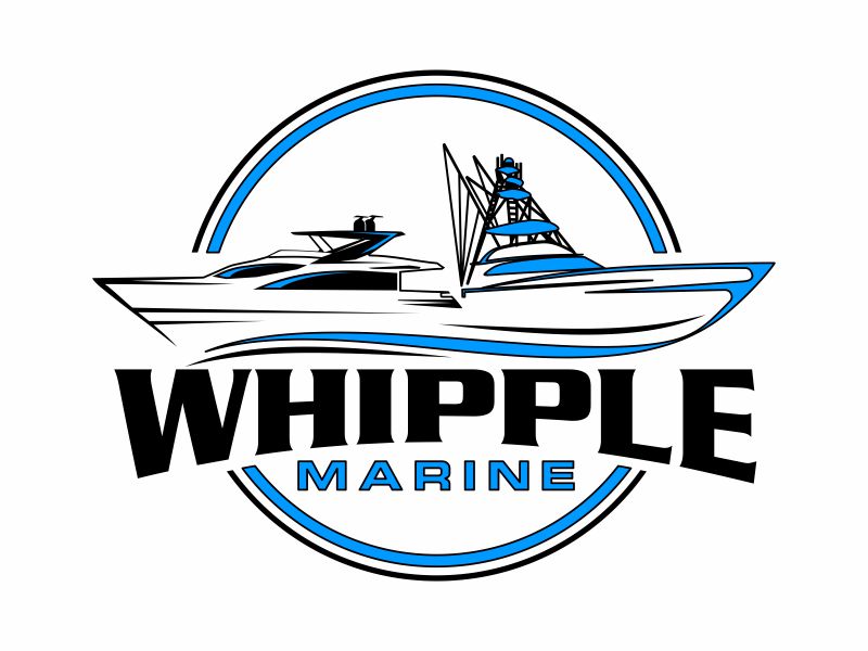 Whipple Marine logo design by zonpipo1