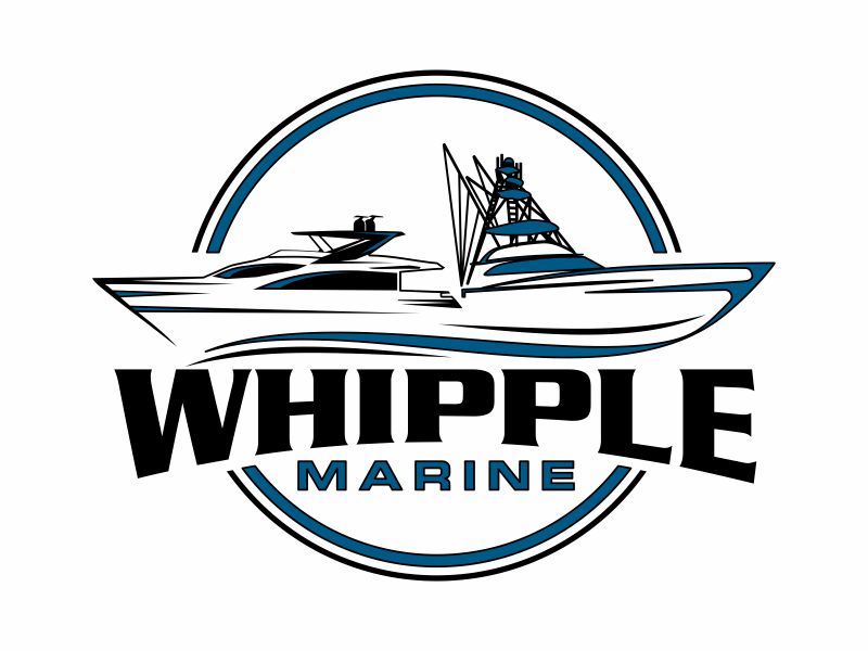 Whipple Marine logo design by zonpipo1