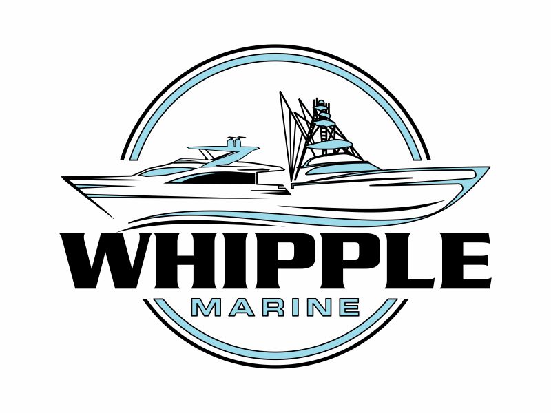 Whipple Marine logo design by zonpipo1